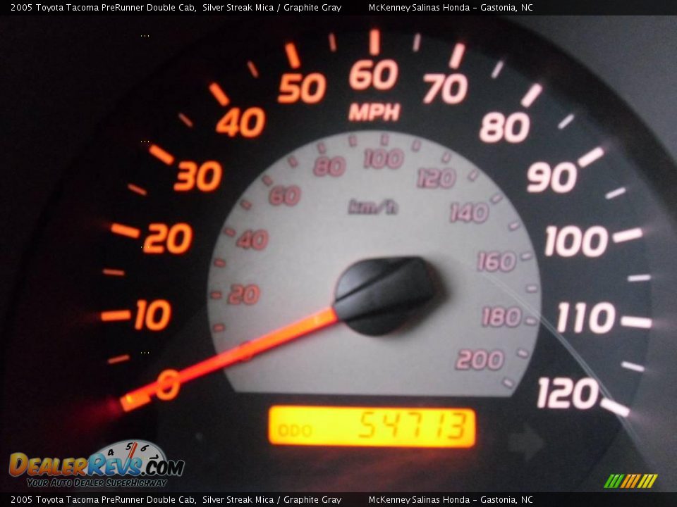 2005 Toyota Tacoma PreRunner Double Cab Silver Streak Mica / Graphite Gray Photo #24