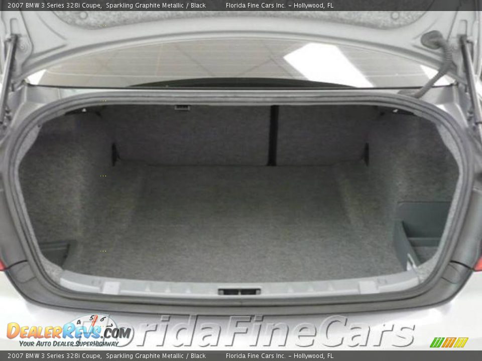 2007 BMW 3 Series 328i Coupe Sparkling Graphite Metallic / Black Photo #10