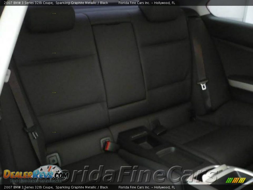 2007 BMW 3 Series 328i Coupe Sparkling Graphite Metallic / Black Photo #14