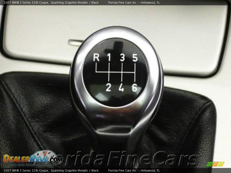 2007 BMW 3 Series 328i Coupe Sparkling Graphite Metallic / Black Photo #17