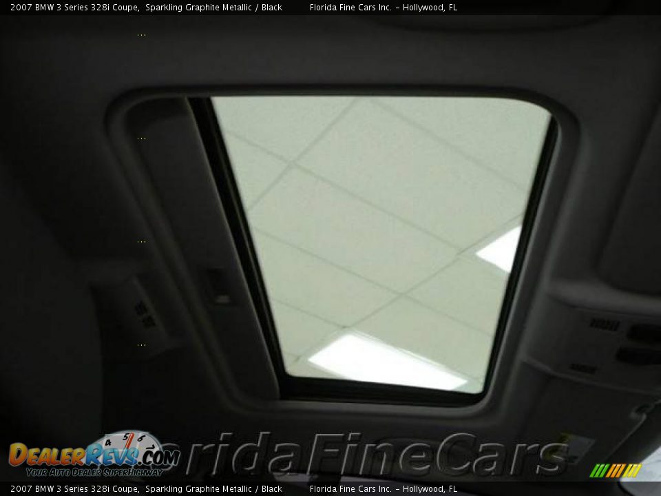 2007 BMW 3 Series 328i Coupe Sparkling Graphite Metallic / Black Photo #18