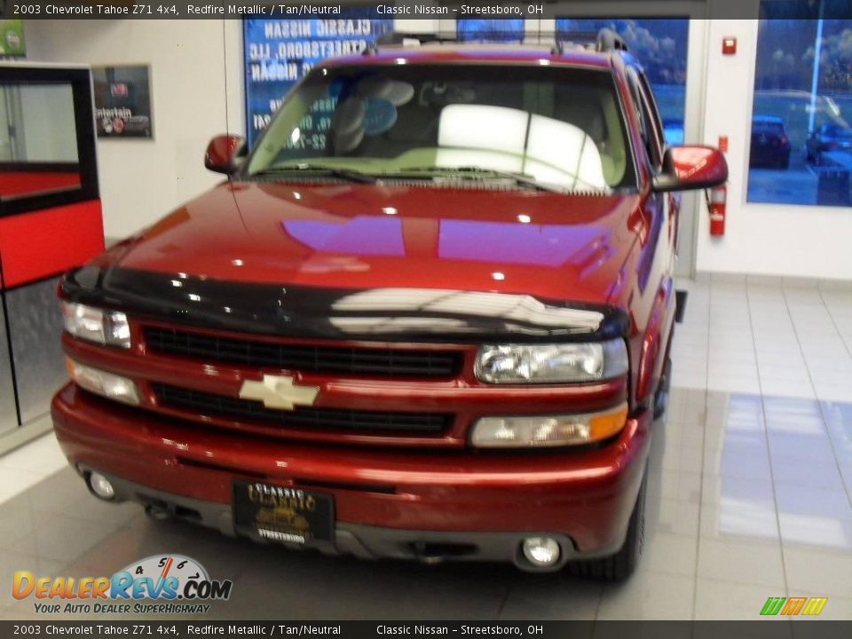 2003 Chevrolet Tahoe Z71 4x4 Redfire Metallic / Tan/Neutral Photo #1