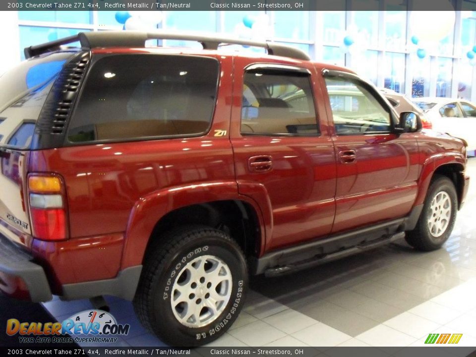2003 Chevrolet Tahoe Z71 4x4 Redfire Metallic / Tan/Neutral Photo #3