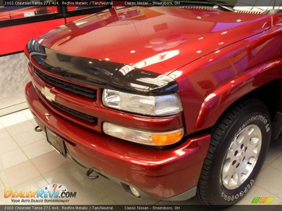 2003 Chevrolet Tahoe Z71 4x4 Redfire Metallic / Tan/Neutral Photo #7