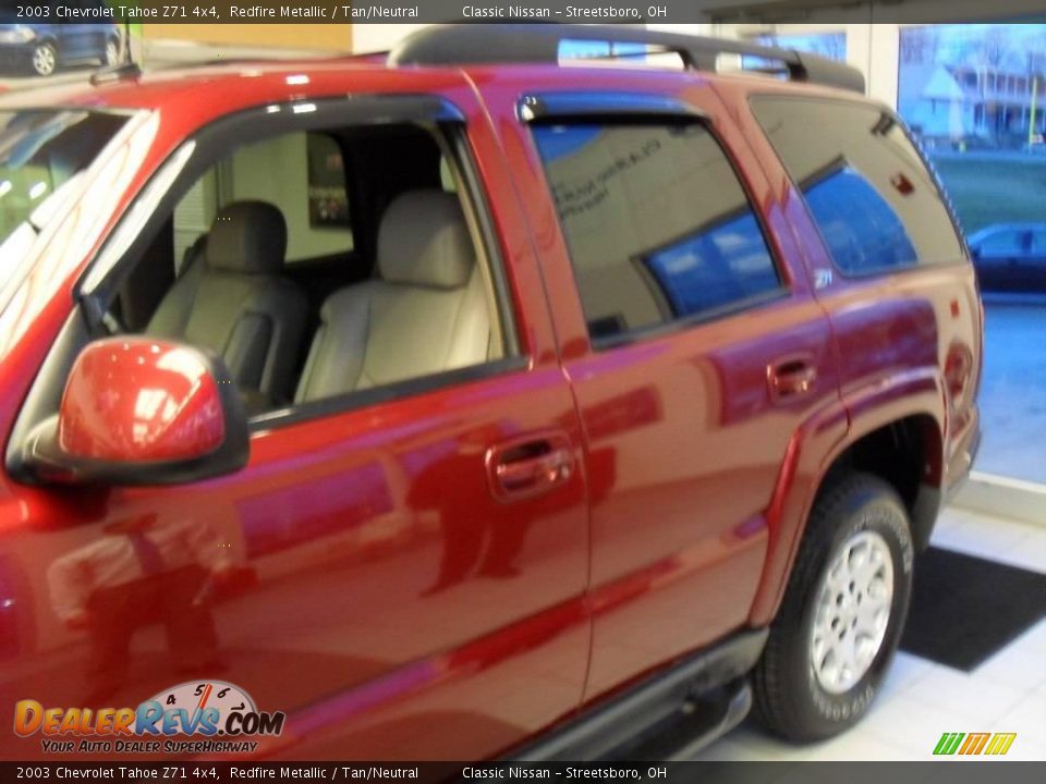 2003 Chevrolet Tahoe Z71 4x4 Redfire Metallic / Tan/Neutral Photo #8