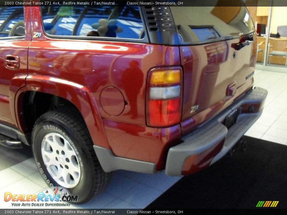 2003 Chevrolet Tahoe Z71 4x4 Redfire Metallic / Tan/Neutral Photo #9