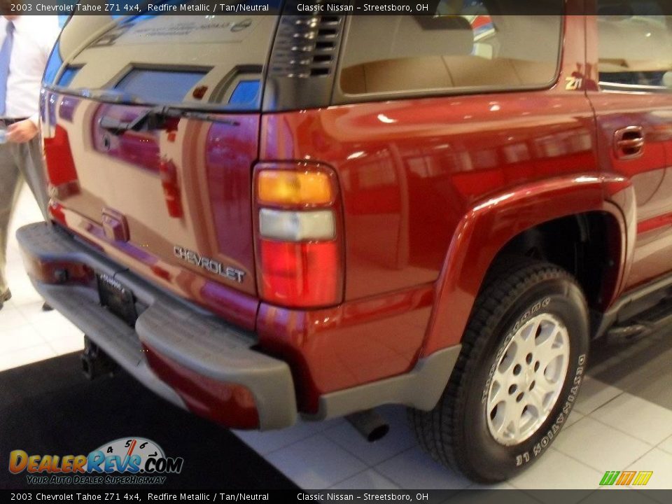 2003 Chevrolet Tahoe Z71 4x4 Redfire Metallic / Tan/Neutral Photo #10