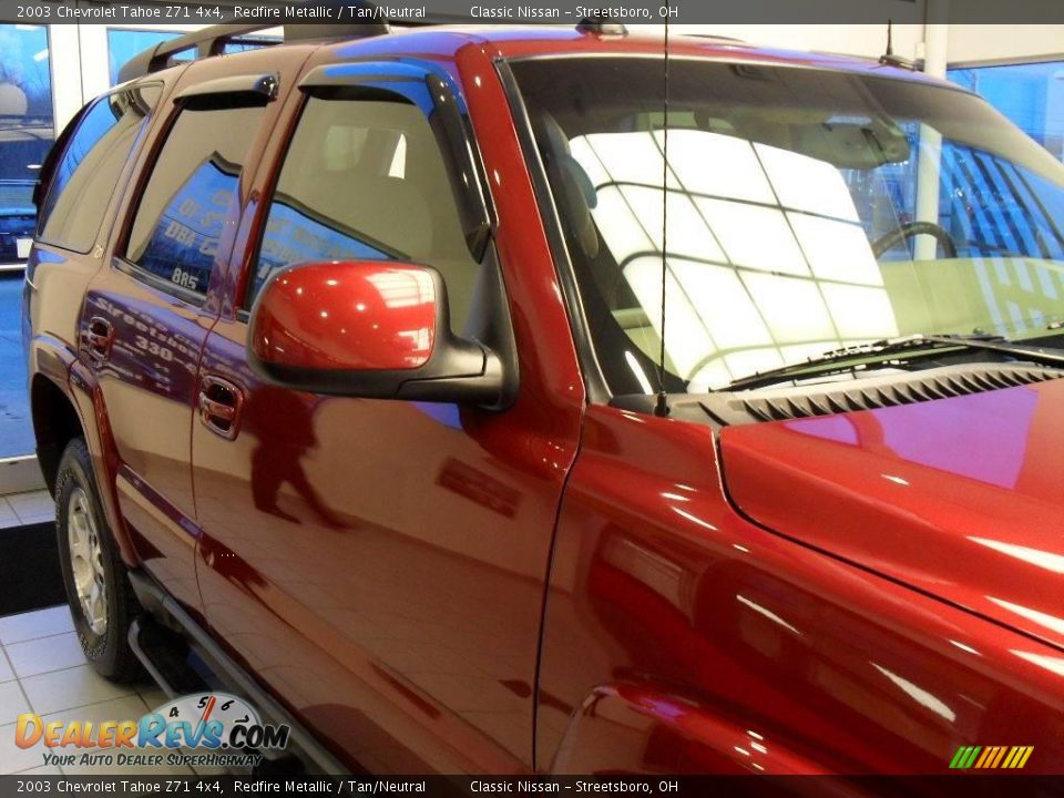 2003 Chevrolet Tahoe Z71 4x4 Redfire Metallic / Tan/Neutral Photo #11