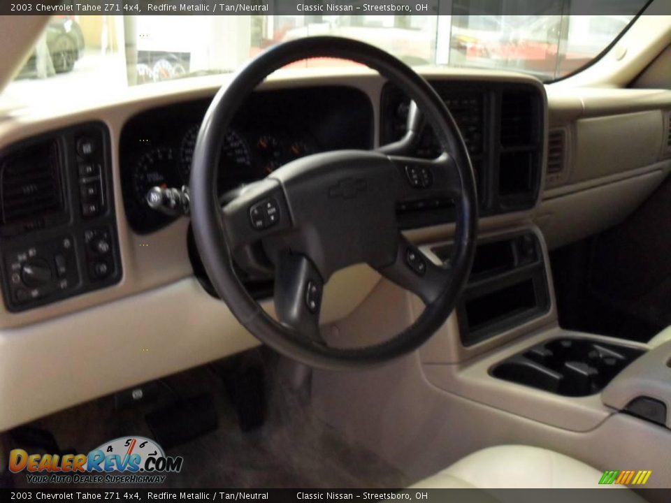 2003 Chevrolet Tahoe Z71 4x4 Redfire Metallic / Tan/Neutral Photo #14