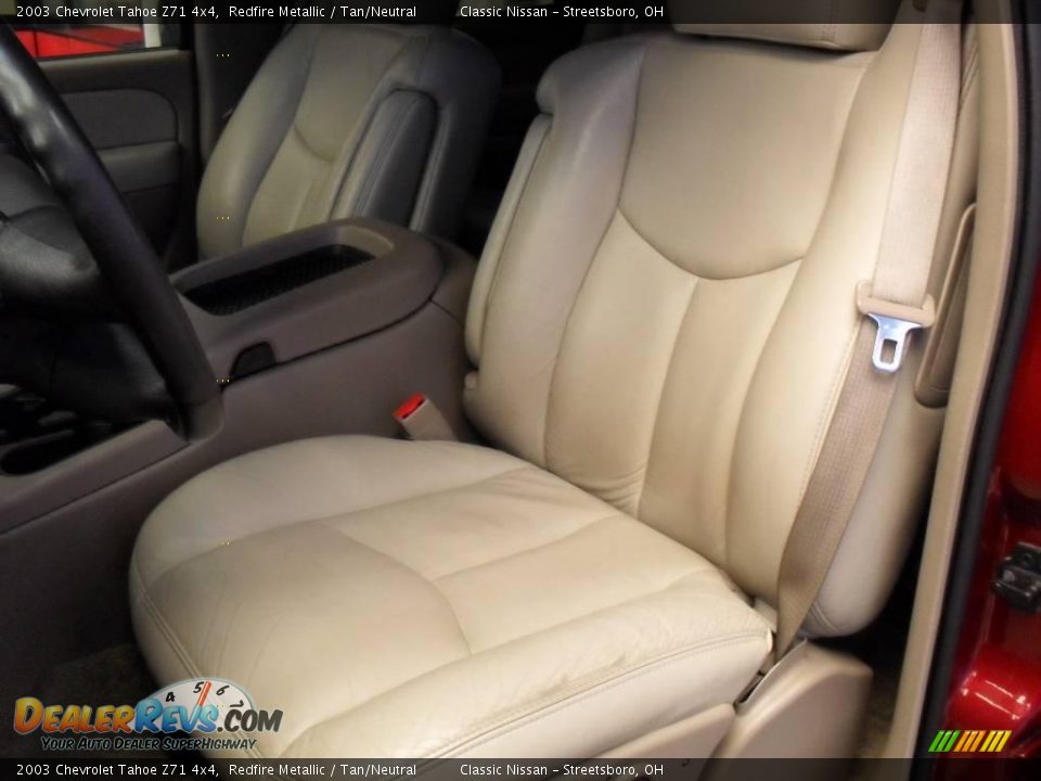 2003 Chevrolet Tahoe Z71 4x4 Redfire Metallic / Tan/Neutral Photo #15