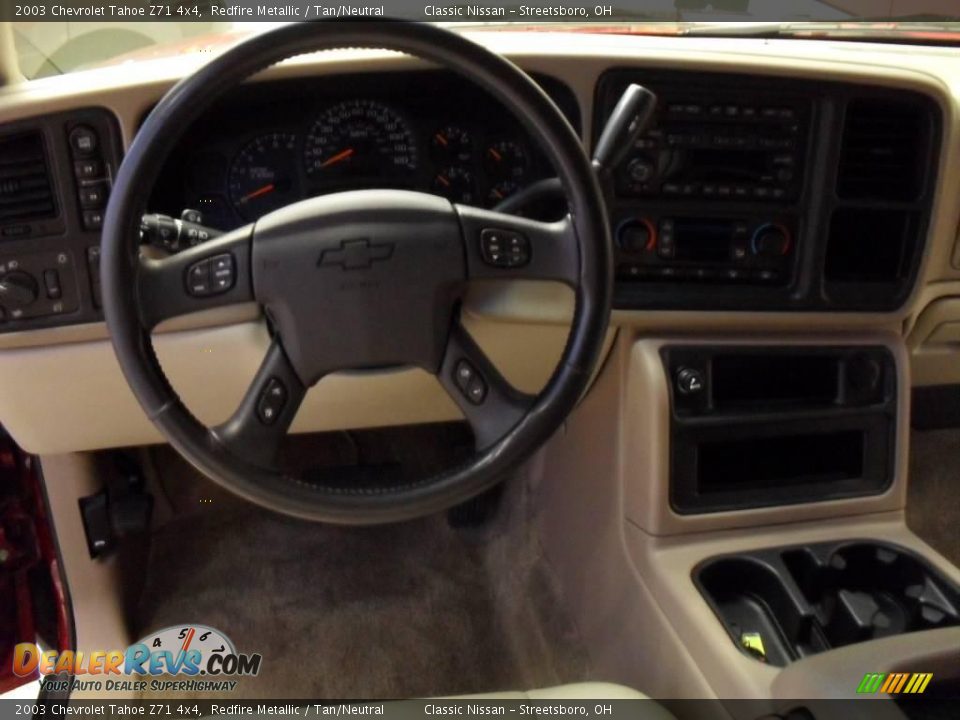 2003 Chevrolet Tahoe Z71 4x4 Redfire Metallic / Tan/Neutral Photo #20