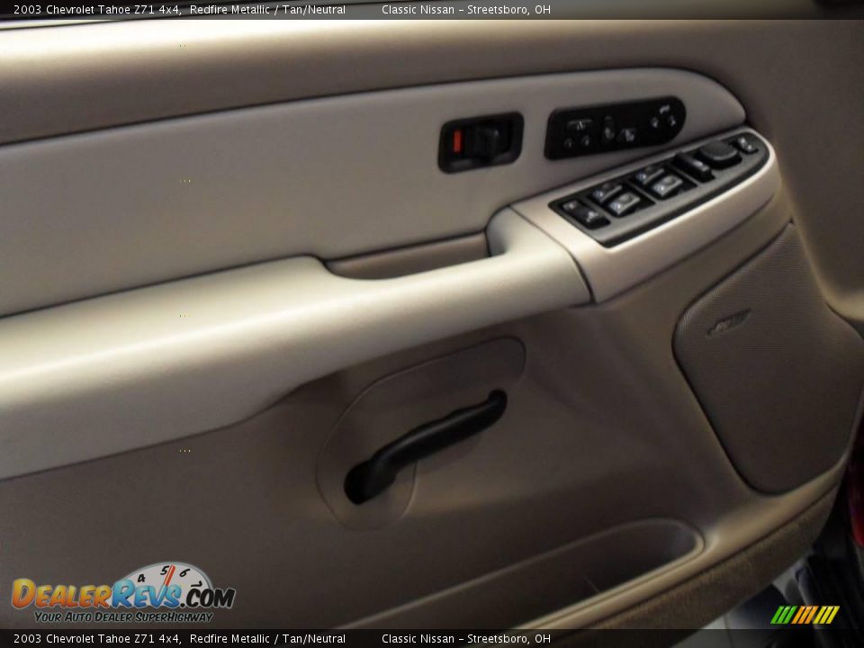 2003 Chevrolet Tahoe Z71 4x4 Redfire Metallic / Tan/Neutral Photo #21