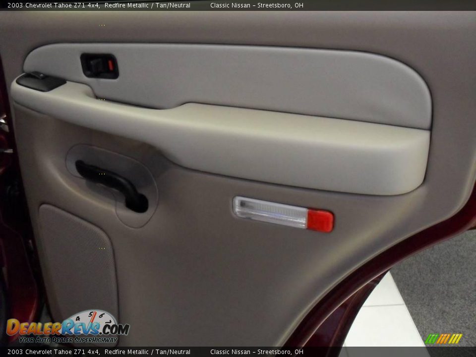 2003 Chevrolet Tahoe Z71 4x4 Redfire Metallic / Tan/Neutral Photo #23