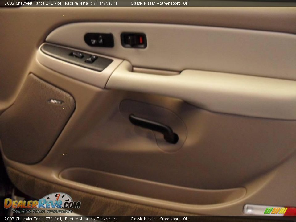 2003 Chevrolet Tahoe Z71 4x4 Redfire Metallic / Tan/Neutral Photo #24