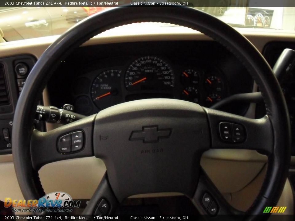 2003 Chevrolet Tahoe Z71 4x4 Redfire Metallic / Tan/Neutral Photo #25