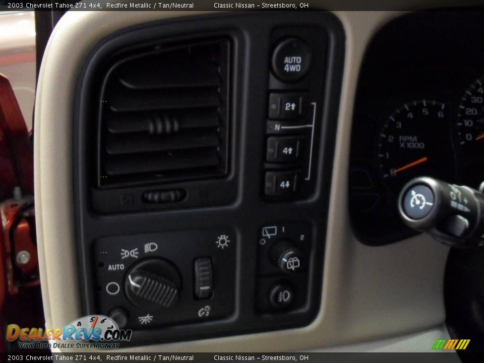 2003 Chevrolet Tahoe Z71 4x4 Redfire Metallic / Tan/Neutral Photo #26