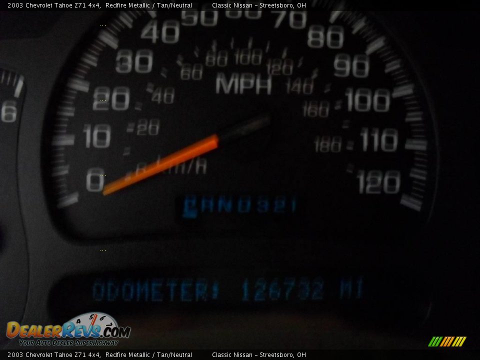2003 Chevrolet Tahoe Z71 4x4 Redfire Metallic / Tan/Neutral Photo #27