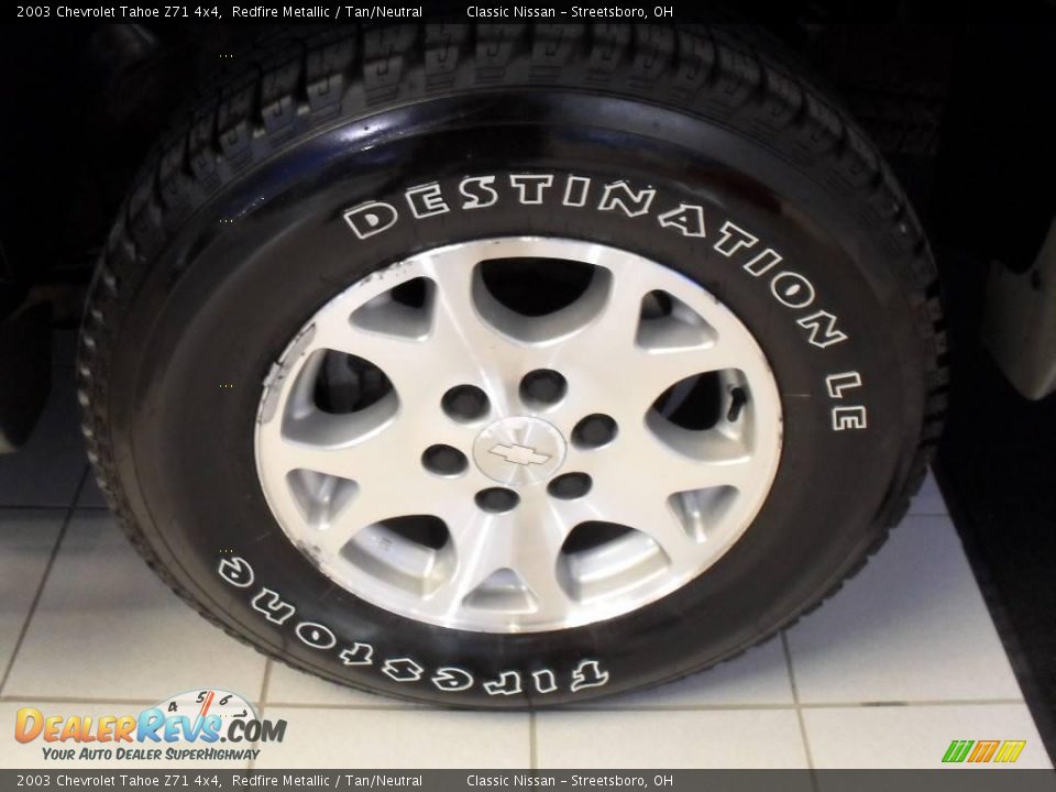2003 Chevrolet Tahoe Z71 4x4 Redfire Metallic / Tan/Neutral Photo #30