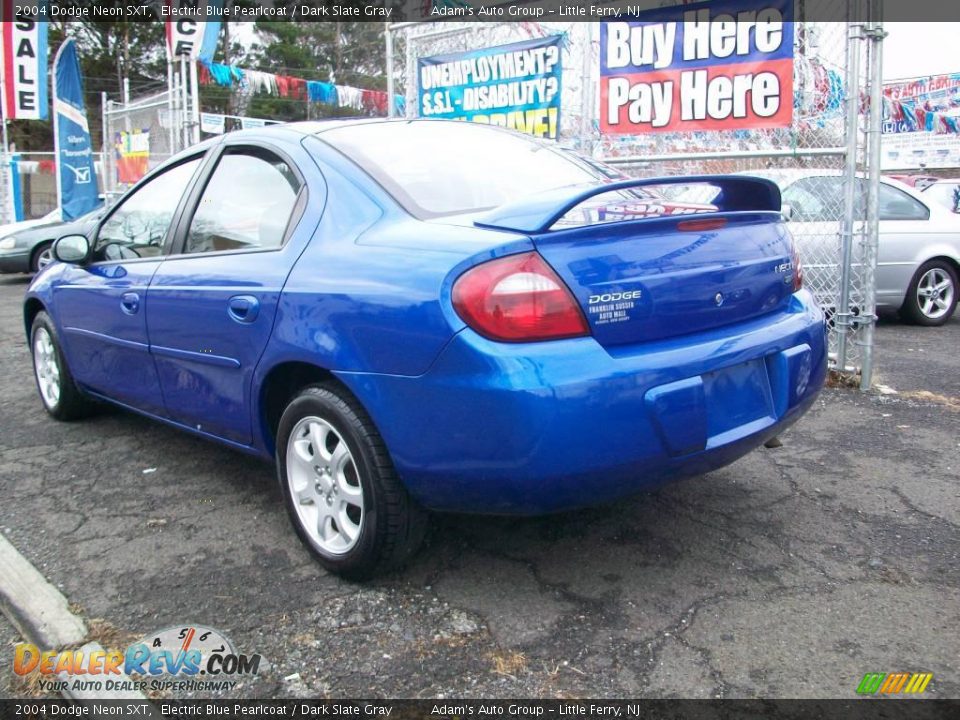 2004 Dodge Neon SXT Electric Blue Pearlcoat / Dark Slate Gray Photo #5