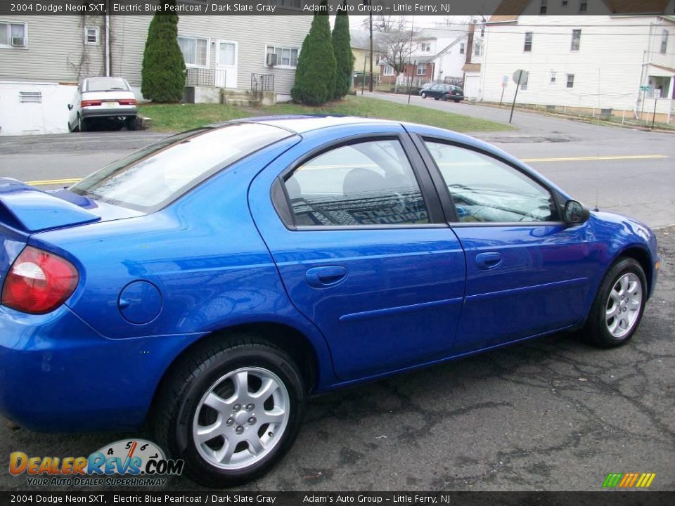 2004 Dodge Neon SXT Electric Blue Pearlcoat / Dark Slate Gray Photo #8