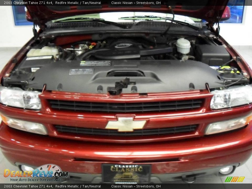 2003 Chevrolet Tahoe Z71 4x4 Redfire Metallic / Tan/Neutral Photo #34