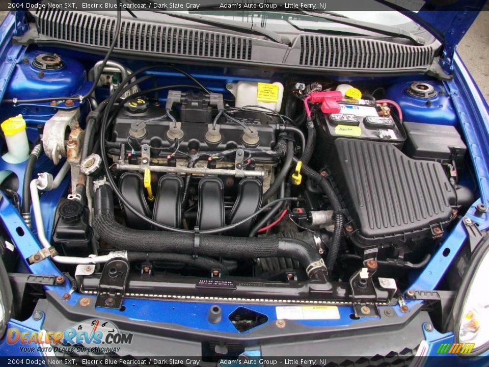 2004 Dodge Neon SXT Electric Blue Pearlcoat / Dark Slate Gray Photo #27