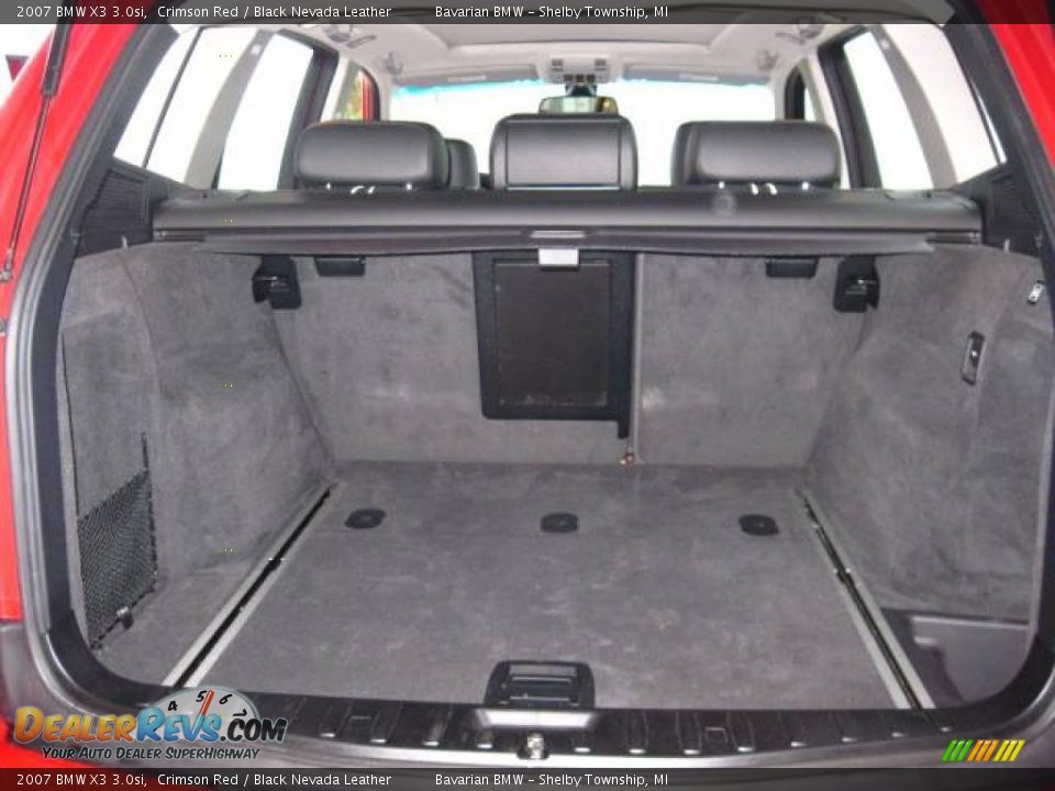 2007 BMW X3 3.0si Crimson Red / Black Nevada Leather Photo #16