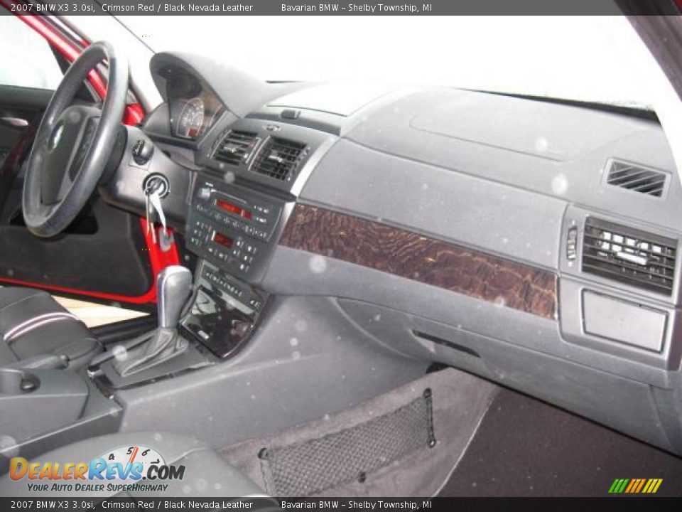 2007 BMW X3 3.0si Crimson Red / Black Nevada Leather Photo #17