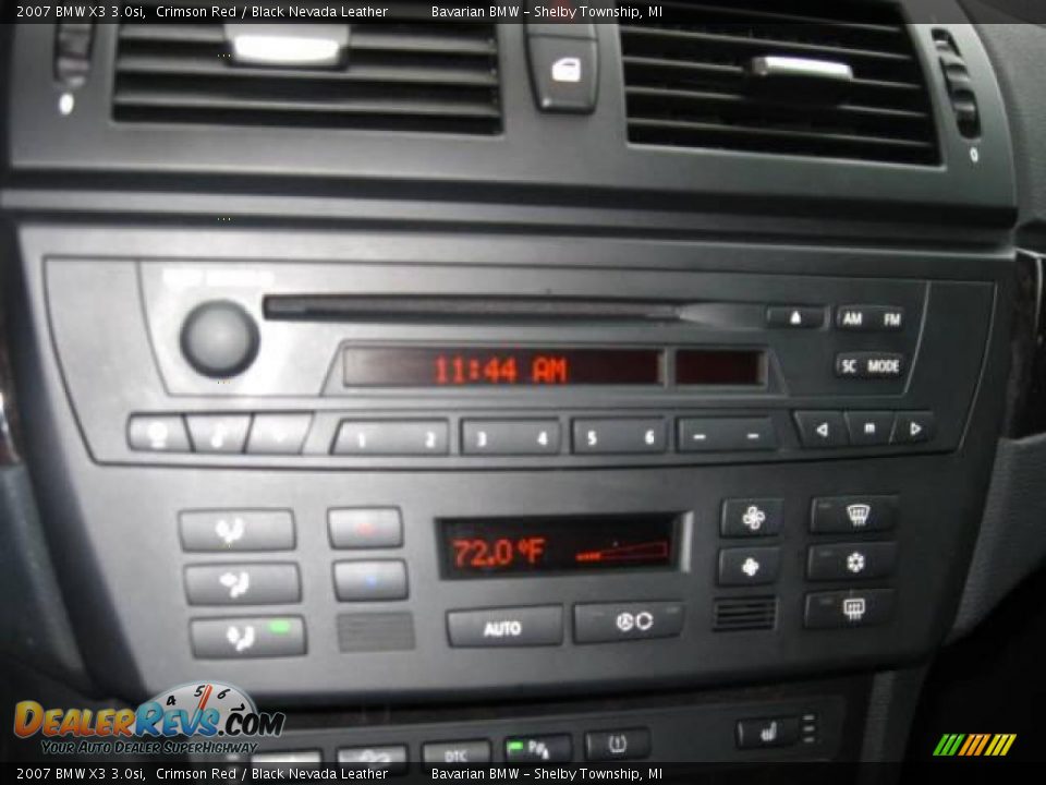 2007 BMW X3 3.0si Crimson Red / Black Nevada Leather Photo #18