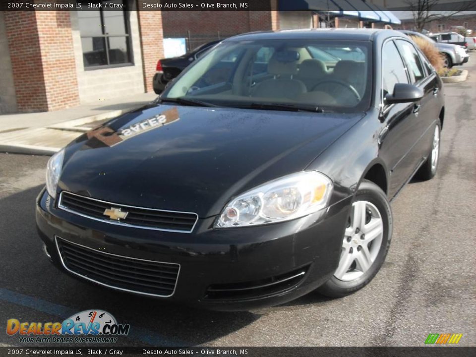 2007 Chevrolet Impala LS Black / Gray Photo #2