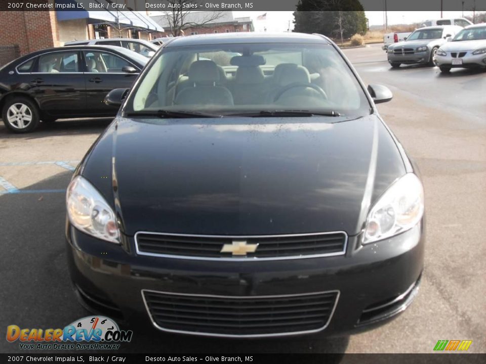 2007 Chevrolet Impala LS Black / Gray Photo #3