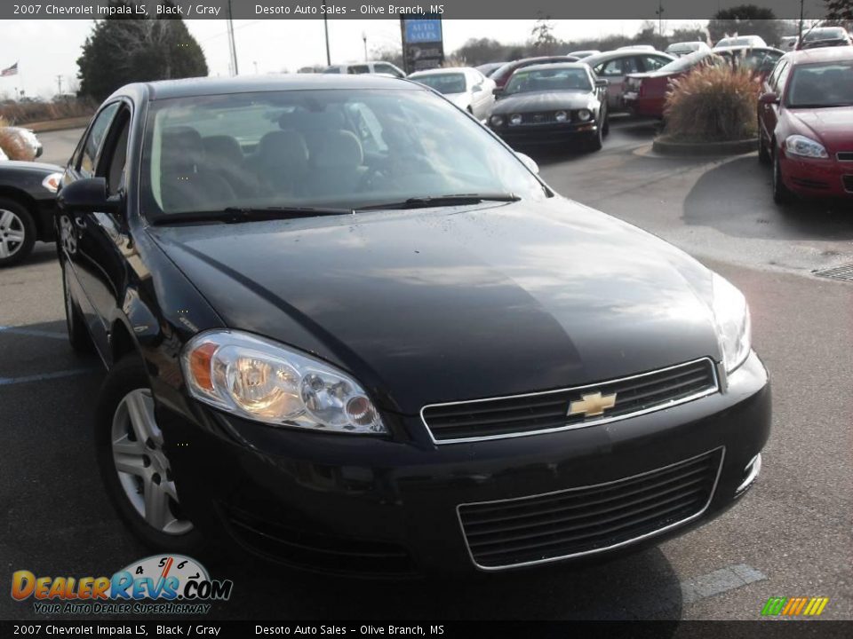 2007 Chevrolet Impala LS Black / Gray Photo #4