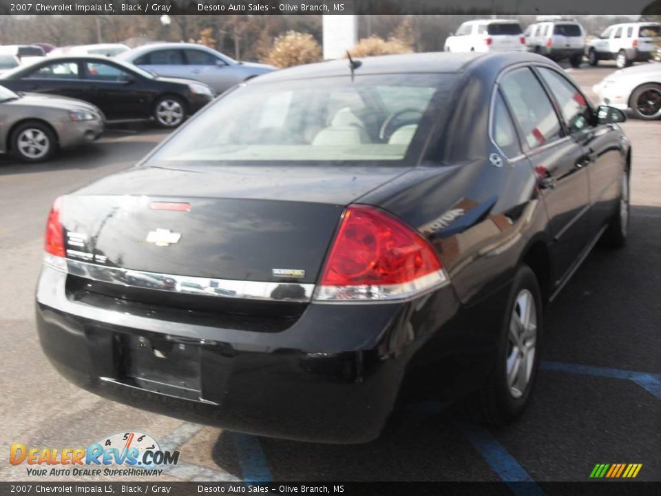 2007 Chevrolet Impala LS Black / Gray Photo #6
