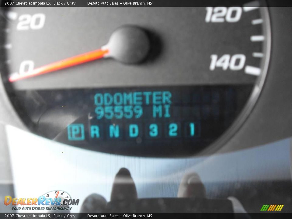 2007 Chevrolet Impala LS Black / Gray Photo #9