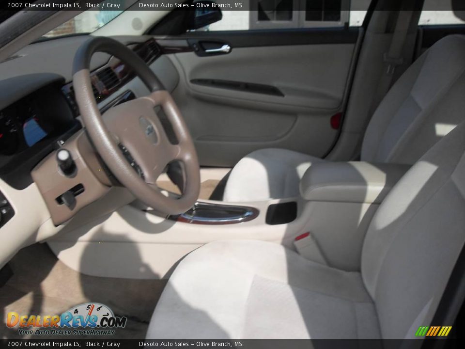 2007 Chevrolet Impala LS Black / Gray Photo #14