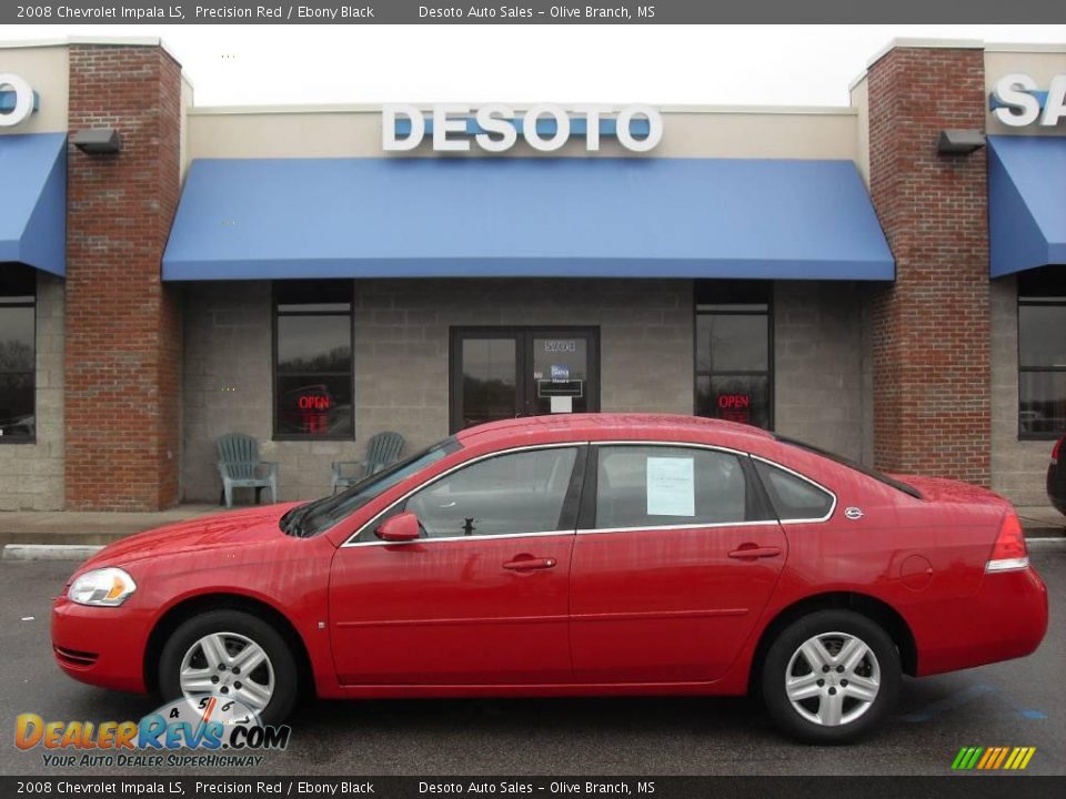 2008 Chevrolet Impala LS Precision Red / Ebony Black Photo #1