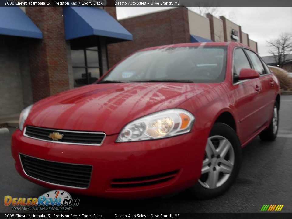 2008 Chevrolet Impala LS Precision Red / Ebony Black Photo #2