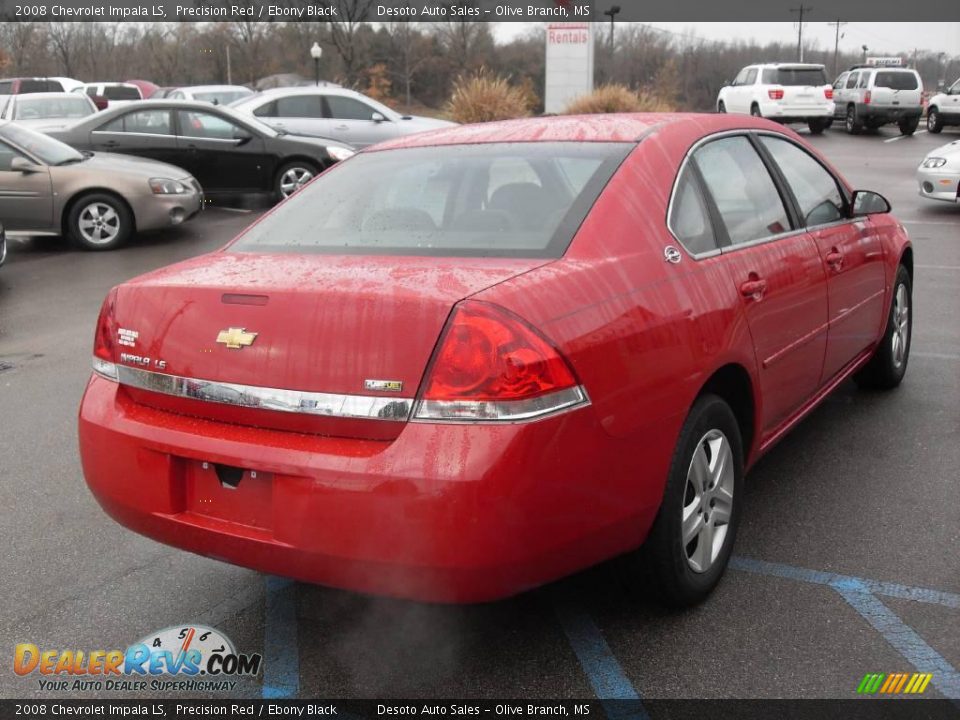 2008 Chevrolet Impala LS Precision Red / Ebony Black Photo #6