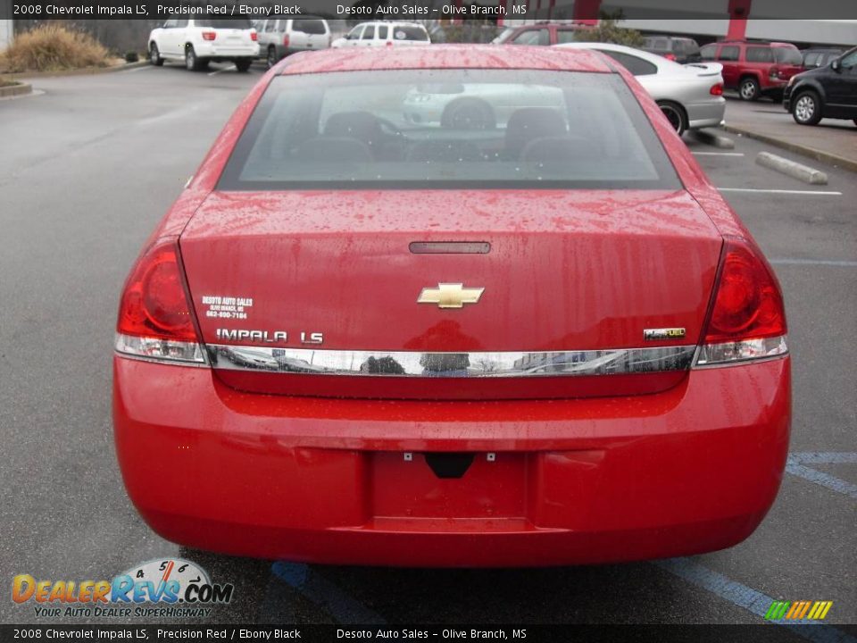 2008 Chevrolet Impala LS Precision Red / Ebony Black Photo #7