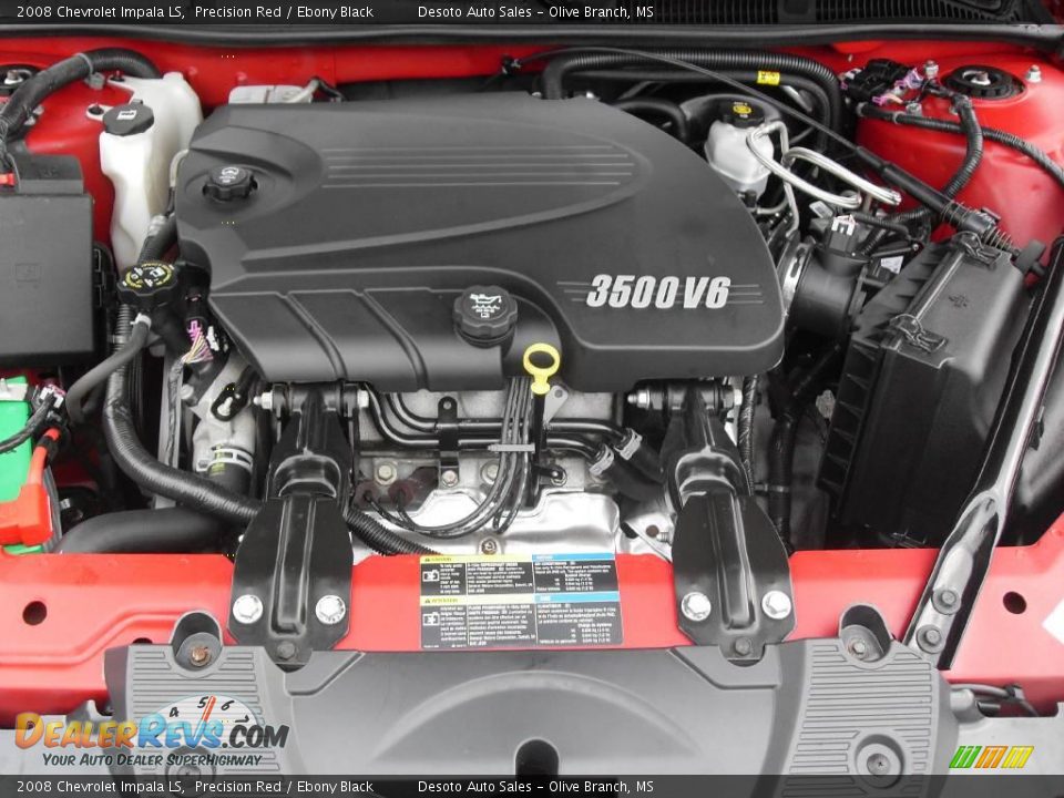 2008 Chevrolet Impala LS Precision Red / Ebony Black Photo #19
