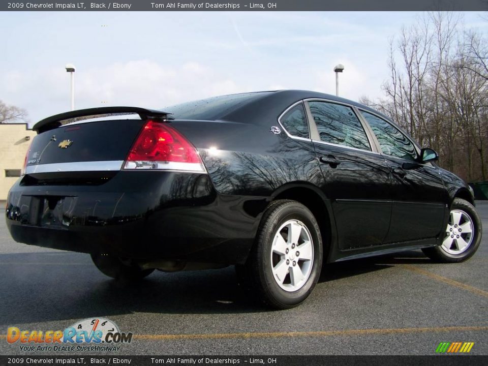 2009 Chevrolet Impala LT Black / Ebony Photo #7
