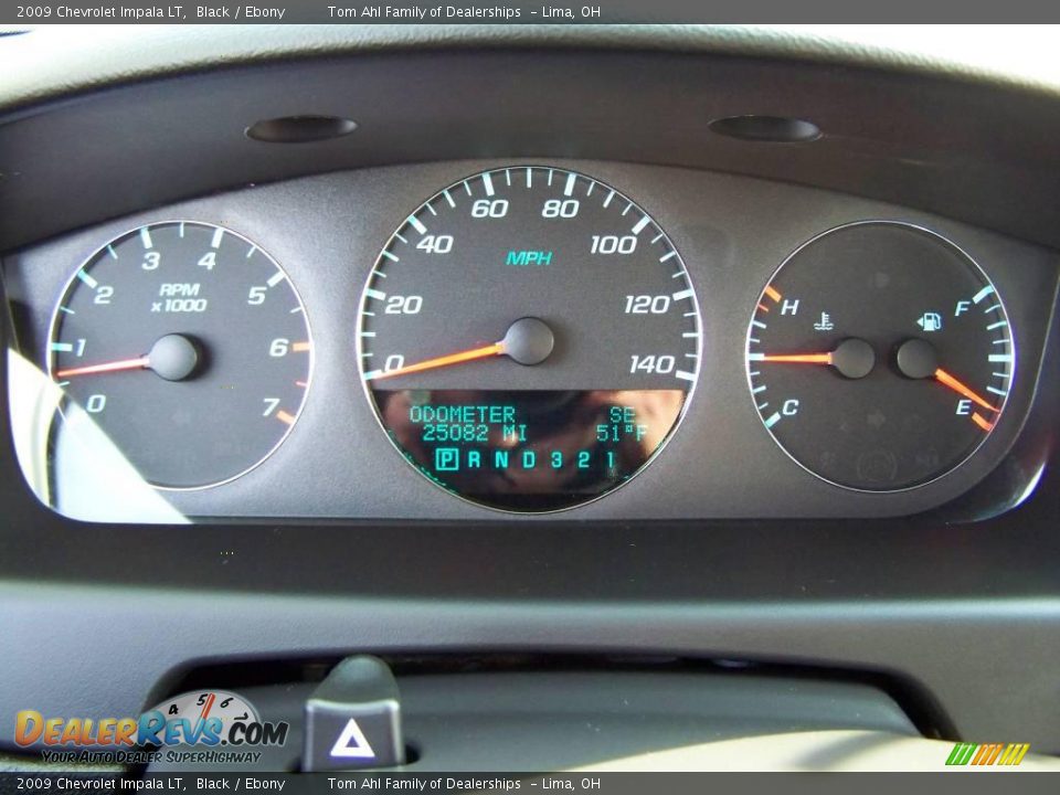 2009 Chevrolet Impala LT Black / Ebony Photo #19