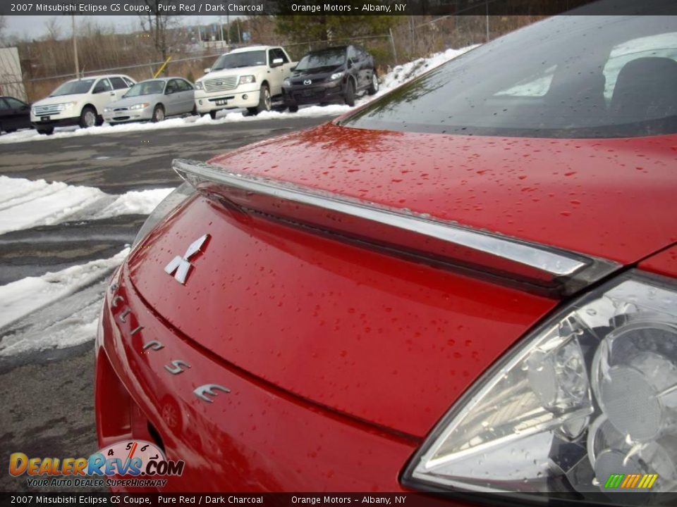 2007 Mitsubishi Eclipse GS Coupe Pure Red / Dark Charcoal Photo #6