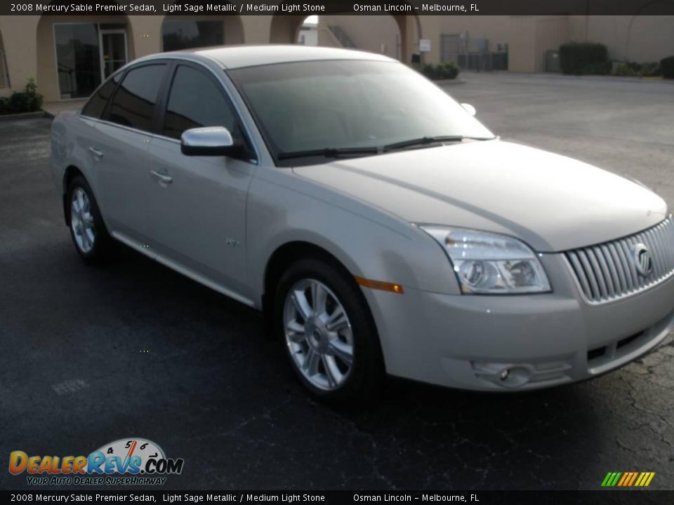 2008 Mercury Sable Premier Sedan Light Sage Metallic / Medium Light Stone Photo #1