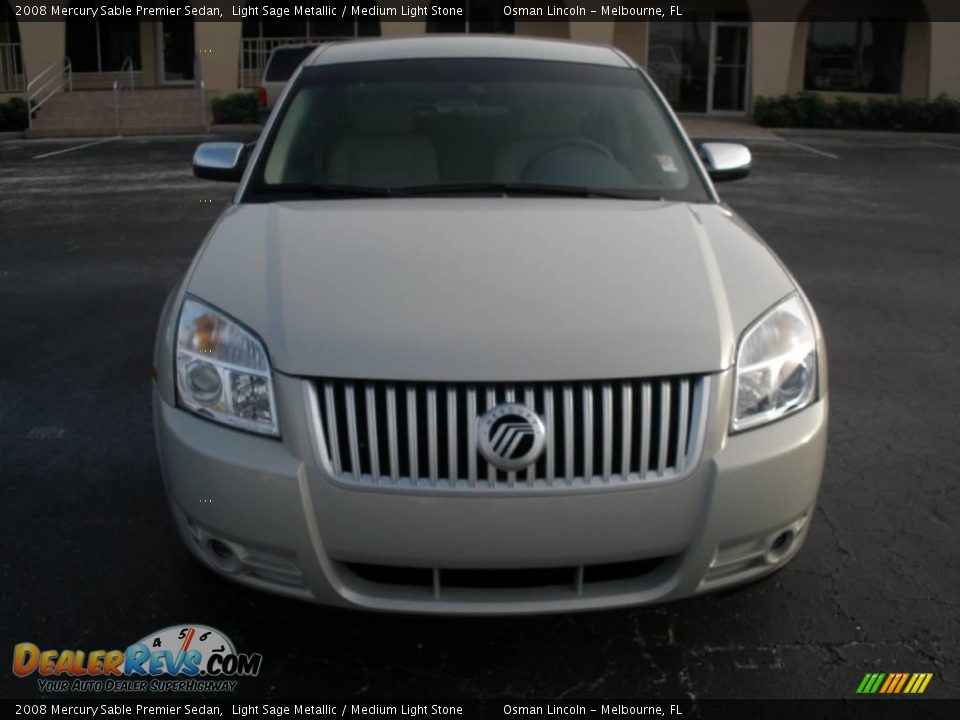 2008 Mercury Sable Premier Sedan Light Sage Metallic / Medium Light Stone Photo #2