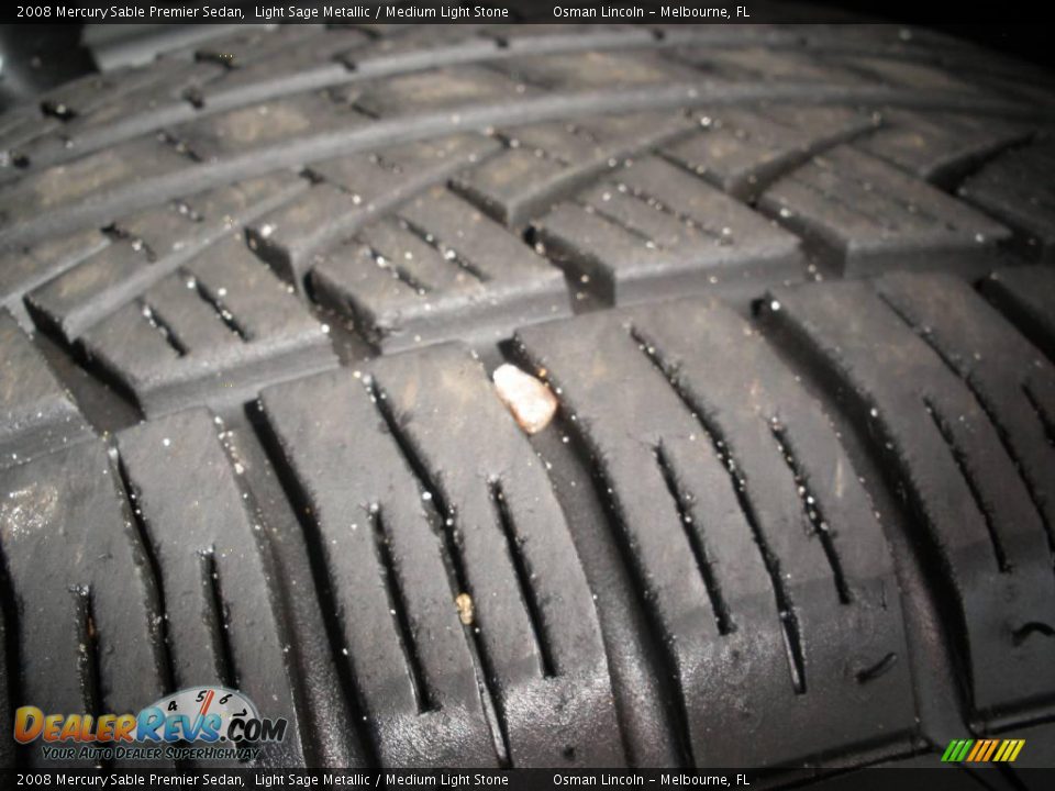 2008 Mercury Sable Premier Sedan Light Sage Metallic / Medium Light Stone Photo #7