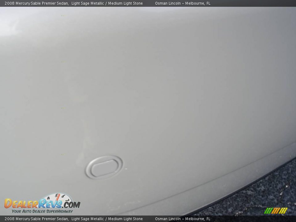 2008 Mercury Sable Premier Sedan Light Sage Metallic / Medium Light Stone Photo #9