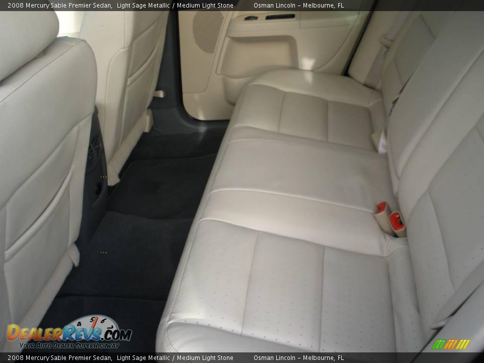 2008 Mercury Sable Premier Sedan Light Sage Metallic / Medium Light Stone Photo #13