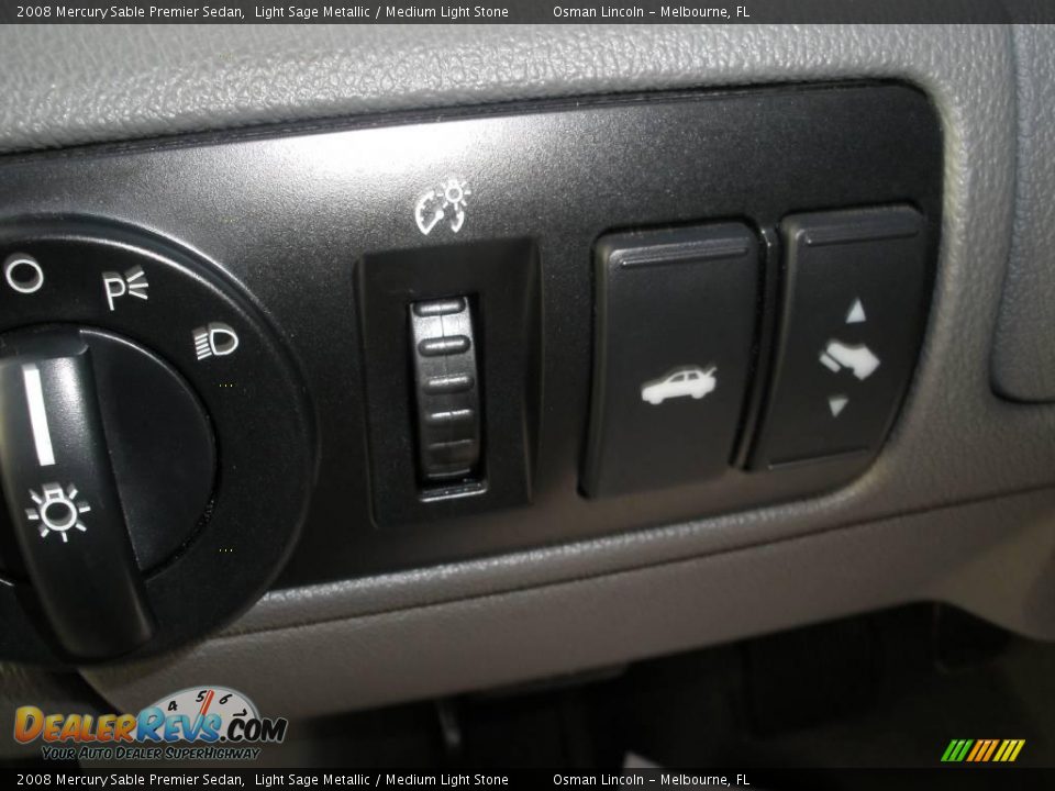 2008 Mercury Sable Premier Sedan Light Sage Metallic / Medium Light Stone Photo #14