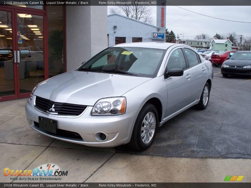 2008 Mitsubishi Galant ES Liquid Silver Metallic / Black Photo #1